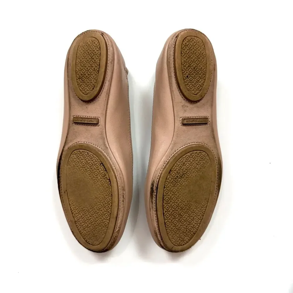 Tory Burch Minnie Travel Ballet Flats in Goan Sand